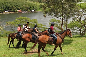 horse riding Uganda